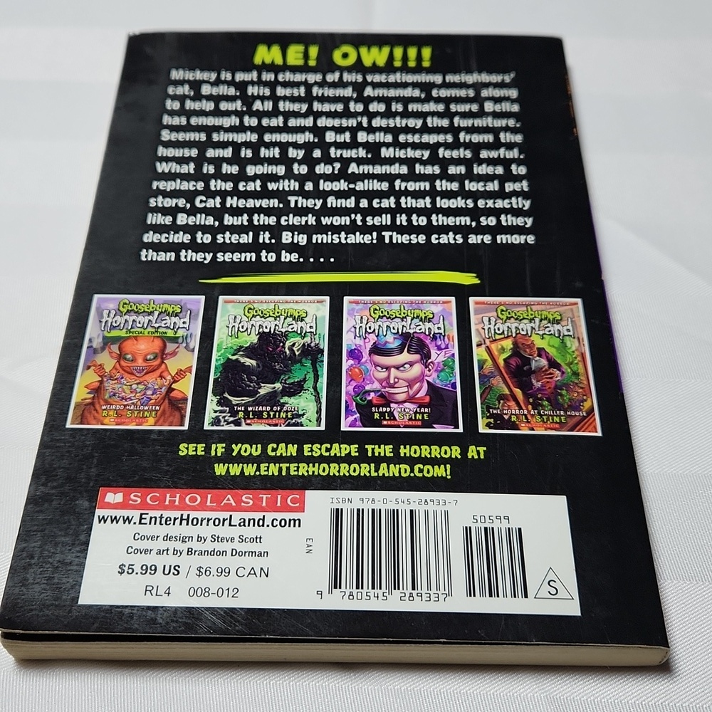 Goosebumps HorrorLand Book - Claws! - Picture 5 of 5